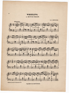 Wheeling, Bicycle Parade for the Piano